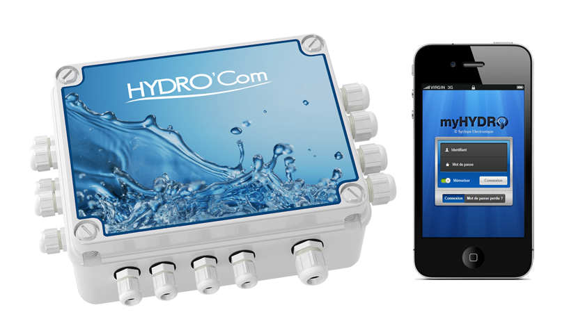 HYDROCOM : equipement de suivi a distance d'une piscine privee