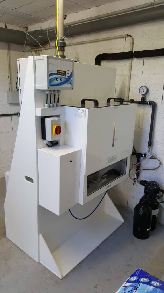electrolyseur du sel : production de chlore sur site - Piscine de Billere