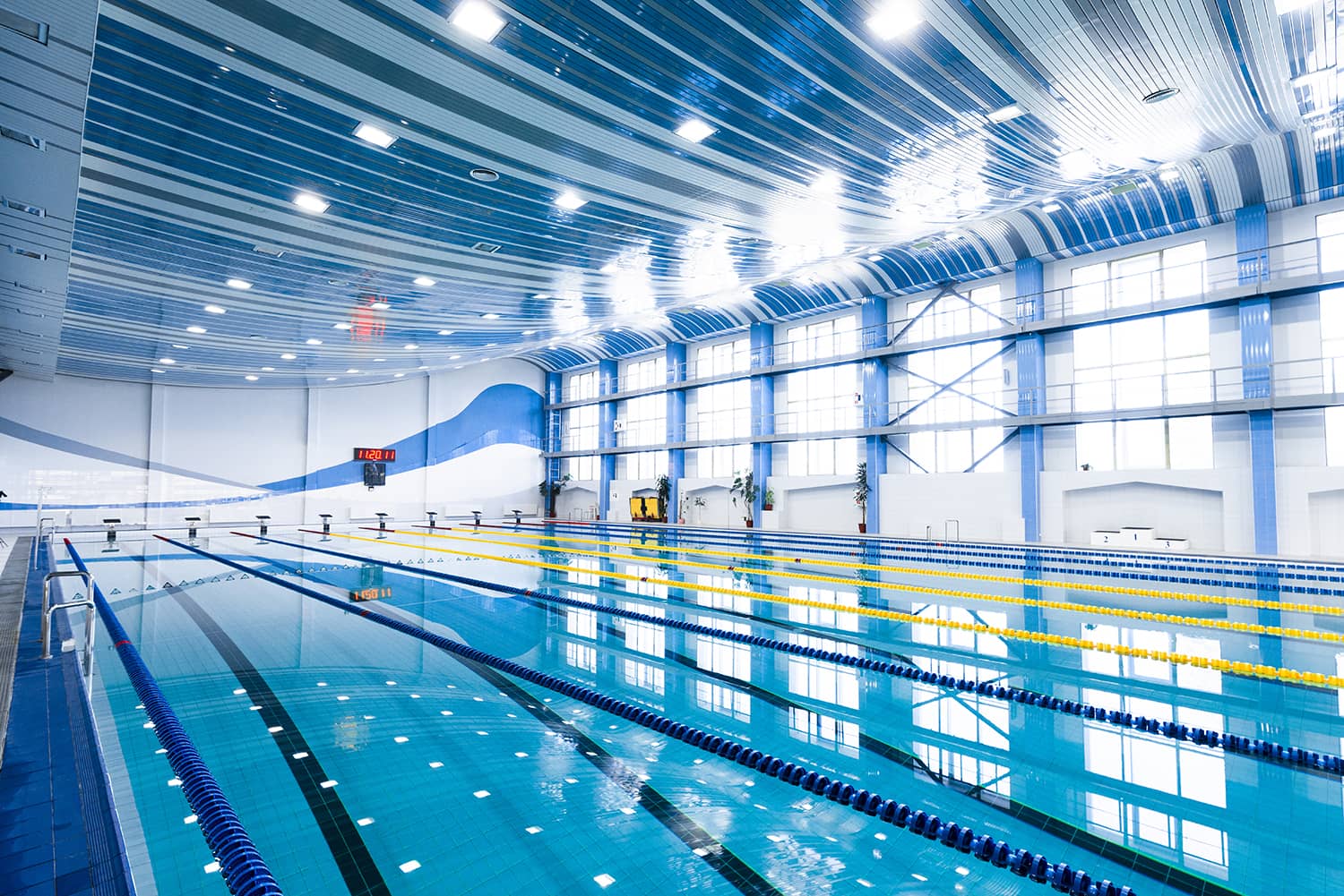 traitement de l'eau des piscines olympiques